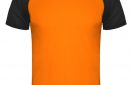 camiseta tecnica roly indianapolis naranja-negro