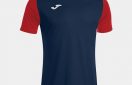 camiseta tecnica joma academy IV azulmarino-rojo