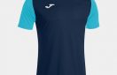 camiseta tecnica joma academy IV azulmarino-turquesa