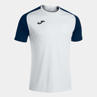 camiseta tecnica joma academy IV blanco-marino