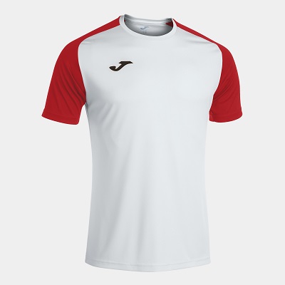 camiseta tecnica joma academy IV blanco-rojo