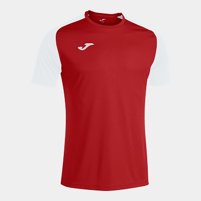 camiseta tecnica joma academy IV rojo-blanco