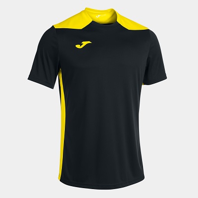 camiseta tecnica joma championship VI negro-amarillo