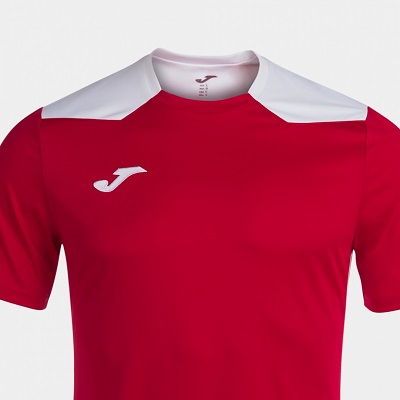 camiseta tecnica joma championship VI rojo-blanco ampliada