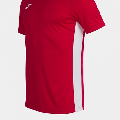 camiseta tecnica joma championship VI rojo-blanco lateral