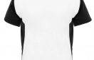 camiseta tecnica roly bugati blanco y negro