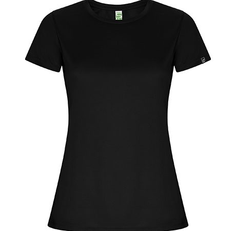 camiseta tecnica roly imola mujer negro