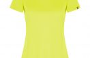 camiseta tecnica roly imola mujer roseton amarillofluor