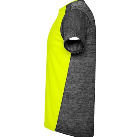 camiseta tecnica roly zolder amarillo izq