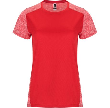 camiseta tecnica roly zolder mujer rojo