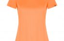 camiseta tecnica roly imola mujer roseton naranjafluor